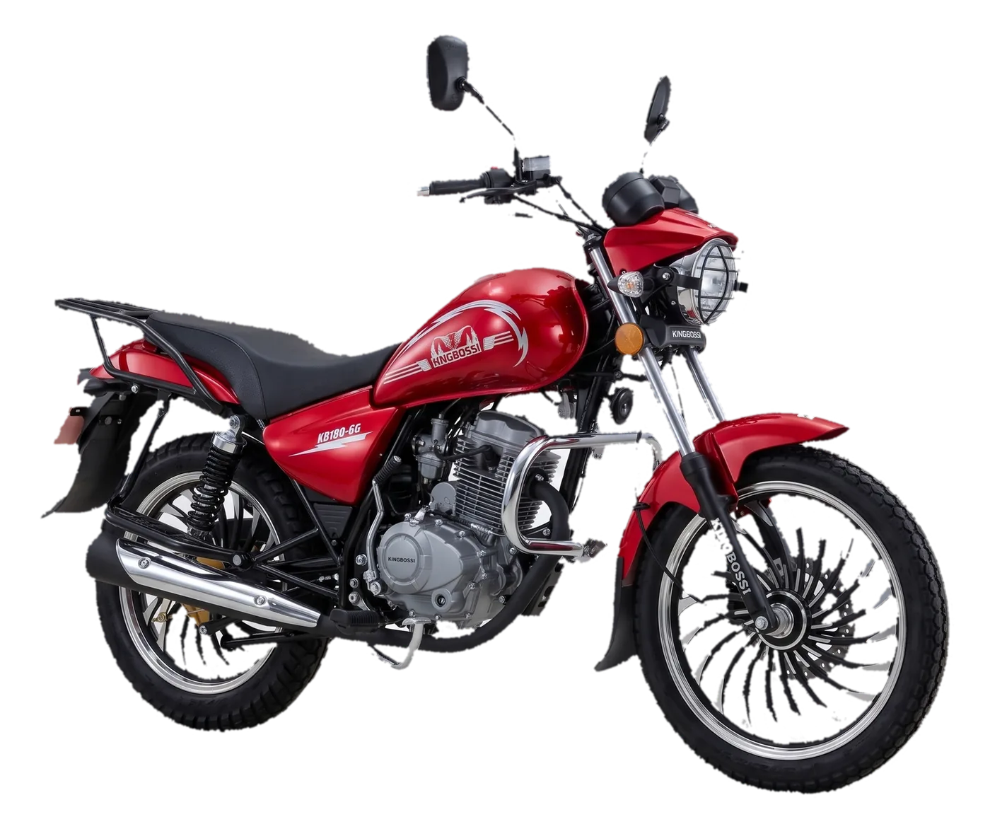 Kingbossi KB180-6G motorcycle in Kingbossi red